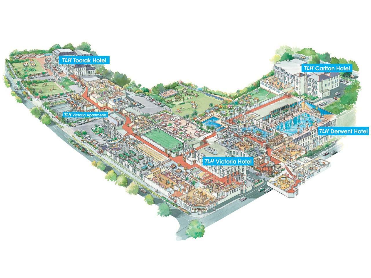 Tlh Carlton Hotel And Spa - Tlh Leisure And Entertainment Resort ทอร์คิ ภายนอก รูปภาพ
